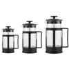 Glass Body 800ml Solid PC Handle French Presses 300ml Stainless Steel Filter Coffee&Tea Maker