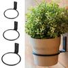 Держатель для цветочного горшка, кольцо, балконные горшки, подставка для подноса, металлическая настенная вешалка для растений, украшение для дома на открытом воздухе и в помещении