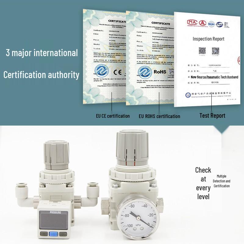 IRV Vacuum C06: Negative Pressure C08 Valve, LC10 Regulating Valve, 20 Limit Valve, BG Pressure Stabilizer