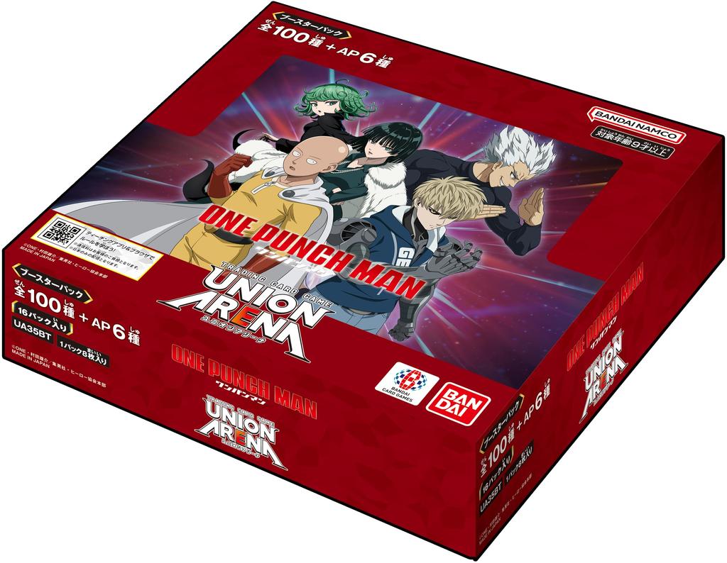 BANDAI UNION ARENA Бустер-набор One Punch Man 16 упаковок [UA35BT] (BOX)