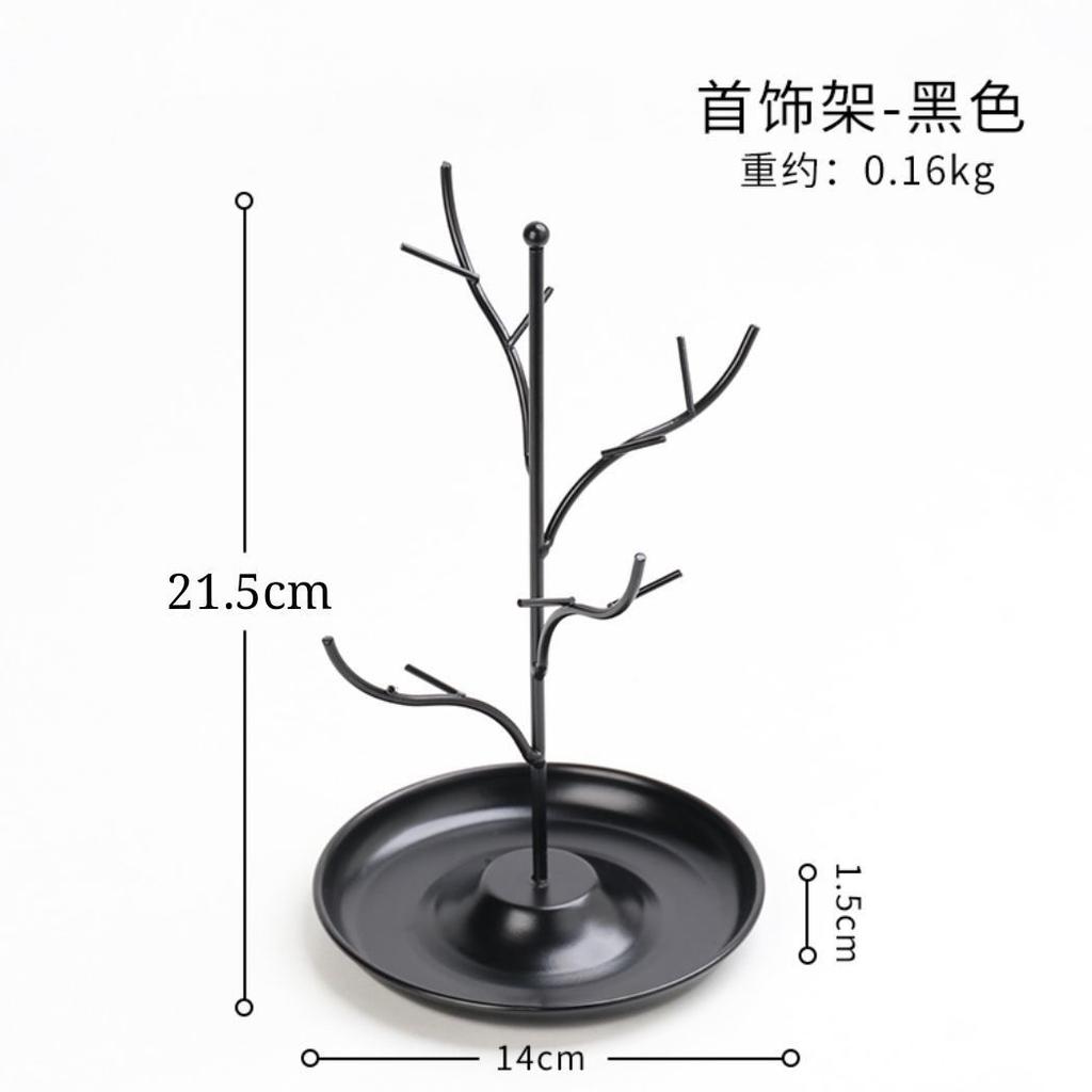 Держатель для украшений в виде ветки дерева: Скандинавская многофункциональная вешалка для ключей и подставка для дисплея, домашний декоративный органайзер для колец, ожерелий и аксессуаров