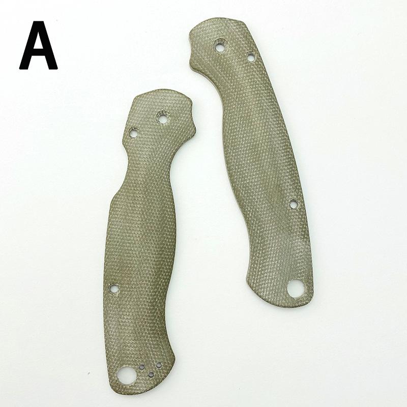 1 пара патчей для рукоятки лезвия Micarta для складного ножа Spider Para2 C81, материал для патчей, аксессуары для самостоятельного изготовления
