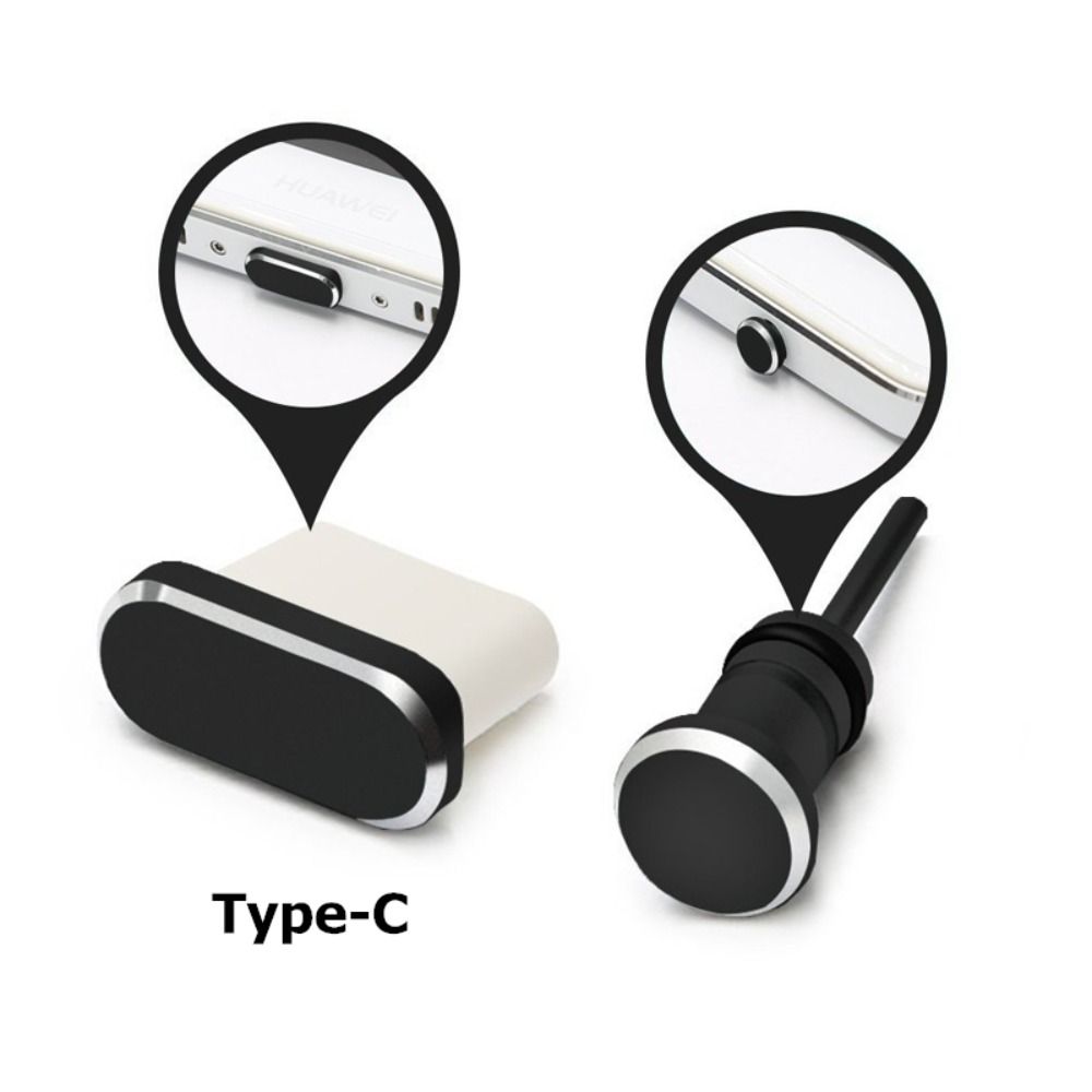 Earphone Jack Cover Phone Accessories Protector Cap Dust Plug Type-C Anti Dust Plug Type C Plug