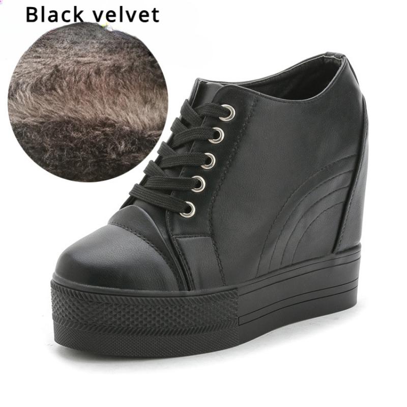 Модные женские кроссовки сетчатые на платформе танкетке удобные женские вулканизированные туфли на шнуровке женская обувь 2025 лето новинка Tenis De Mujer