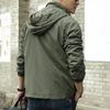 Мужская тонкая куртка, военный костюм для альпинизма с капюшоном, мужская ветровка, повседневная свободная куртка для мужчин