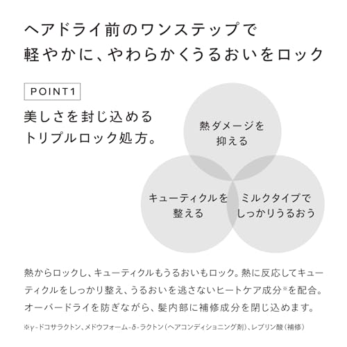 [Official Store Exclusive] ReFa LOCK OIL BLOOM + LOCK TREATMENT SET Shiny Hair Hair Care Hair Milk Styling Oil