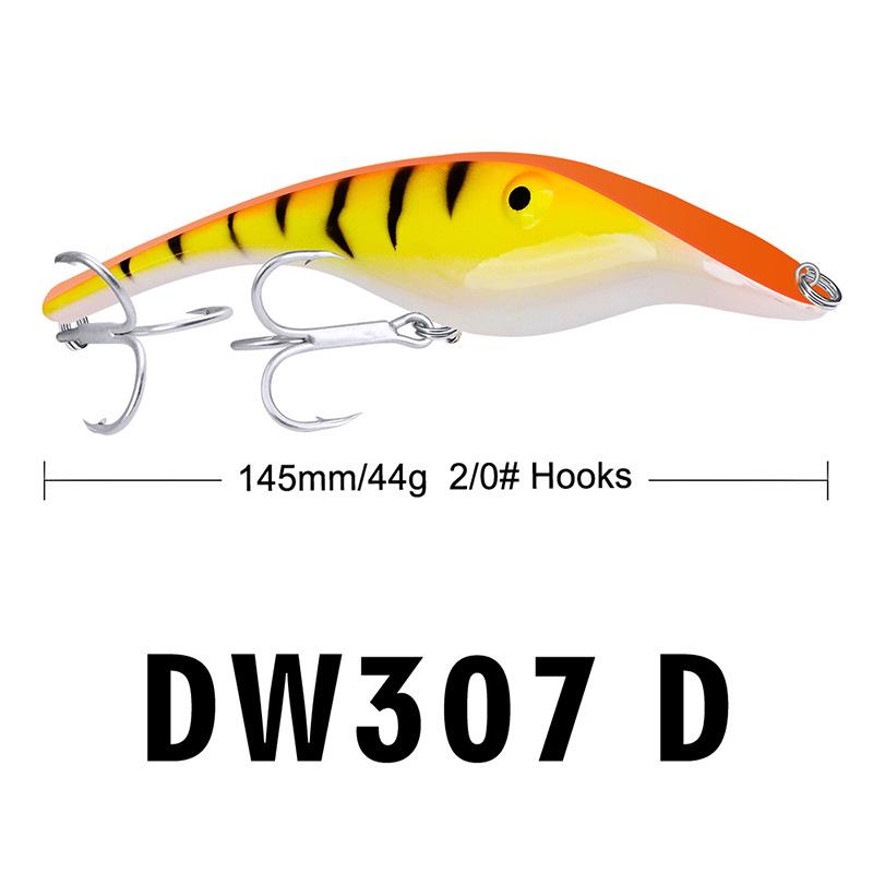 Приманка для морской рыбалки PRO BEROS Pencil, 41 г, из твердой пластиковой ткани, модель DW307