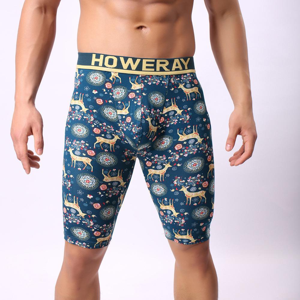 Распроданный: Рождественский олень Красочные мужские боксеры