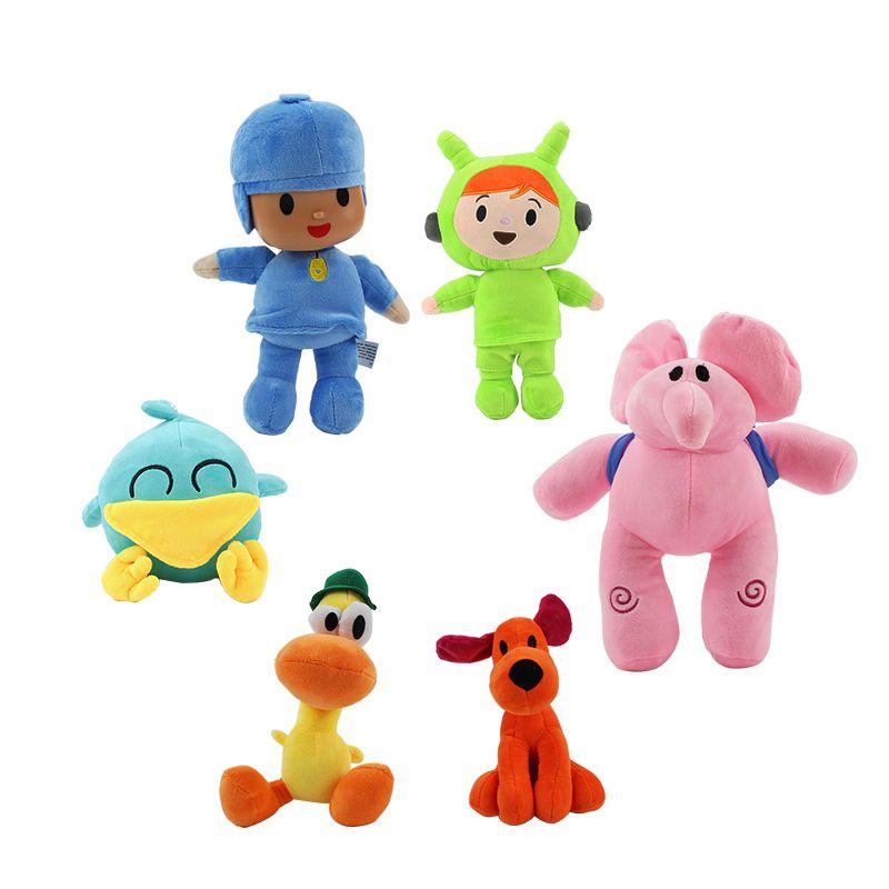 Высококачественная мягкая плюшевая игрушка-фигурка Pocoyo Elly Pato Loula Sleepy Bird Кукла Подарок для детей