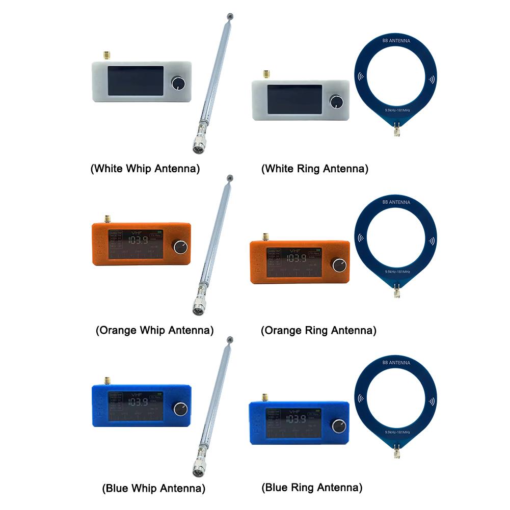 SI4732 0.5-108 МГц Карманное Мини Радио LSB USB AM FM Всеволновый Радиоприемник 1.9-дюймовый IPS Экран HF SW MW VHF Радио с Антенной