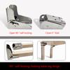 Sofa Invisible Folding Hinge 90 Degree Right Angle Self-Locking Folding Furniture Hardware Dining Table Connection Foot