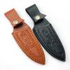 Knife Sheath Leather Top-grain Cowhide Knife Scabbard Outdoor Small Straight Knife Hunting
