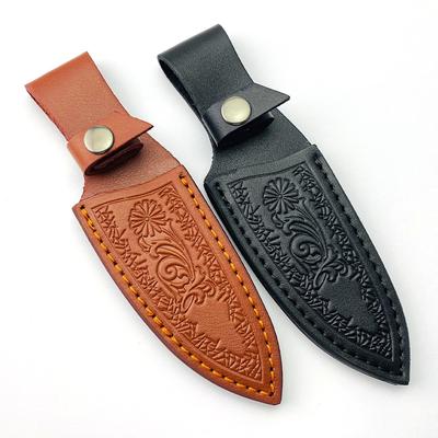 Ножны для ножа из натуральной кожи, ножны для ножа из коровьей кожи, небольшой прямой охотничий нож