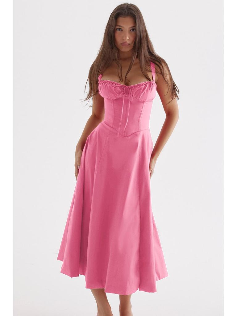 2026 Элегантное французское летнее платье-слинг высокого класса для женщин