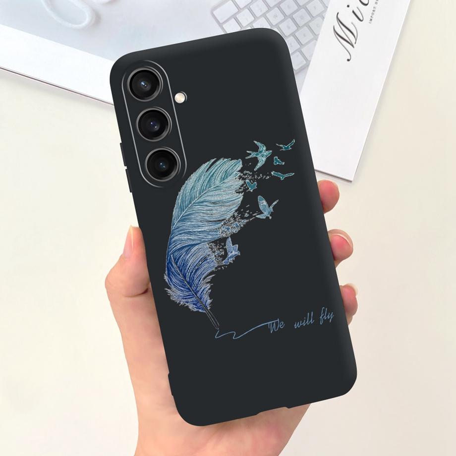 Для Samsung Galaxy A15 4G Чехол Роскошный Противоударный Задняя Крышка На Funda Samsung A15 A155F Capas Крутой Стиль Милый Мультяшный Принт Чехлы