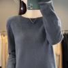 Women's Cashmere Sweater 30% Cashmere 70% Wool Autumn and Winter Pullover Warm and Fashionable