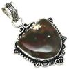 Pendant Ocean Jasper Gemstone Handmade Mother'Day Silver Jewelry 2"