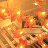 Decorations Wreath, Maple Leaf String Lights 10 LEDs, Decorations, Suitable For Home Holiday Wreath Indoor