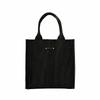 Rootote Маленькая сумка-тоут из блестящего трикотажа, LT Square Glimpse Knit-A 1062 (01 черный)