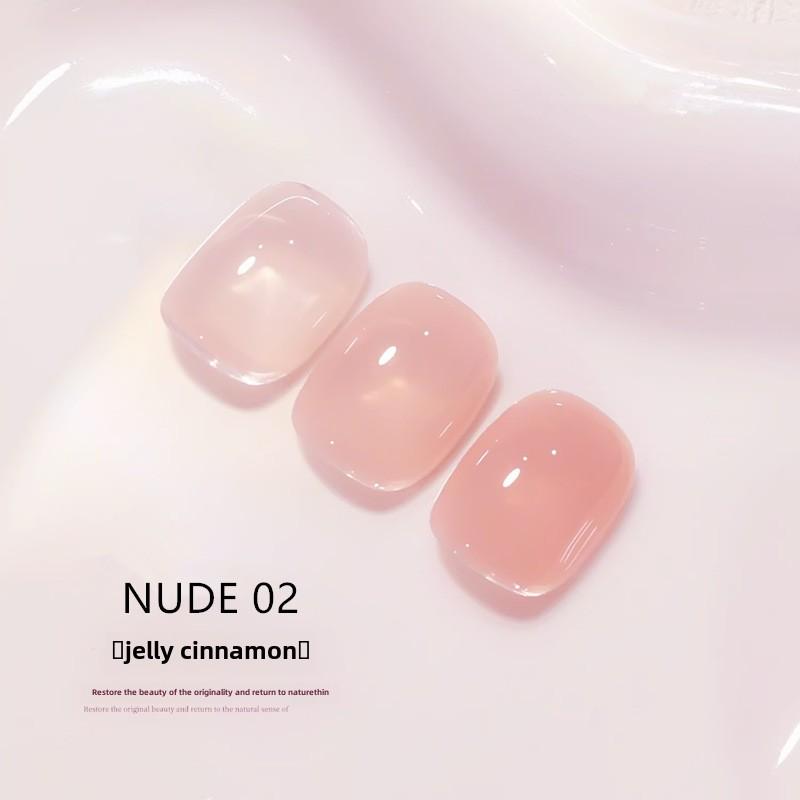 Набор лаков для ногтей Nail Art Nude, популярный цвет, белый прозрачный желеобразный клей для ногтей для маникюрного салона