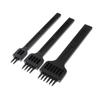 4/5/6mm DIY Hole Punches Leather Craft Tools Lacing Stitching New Durable Black Portable 2/4/6 Prong