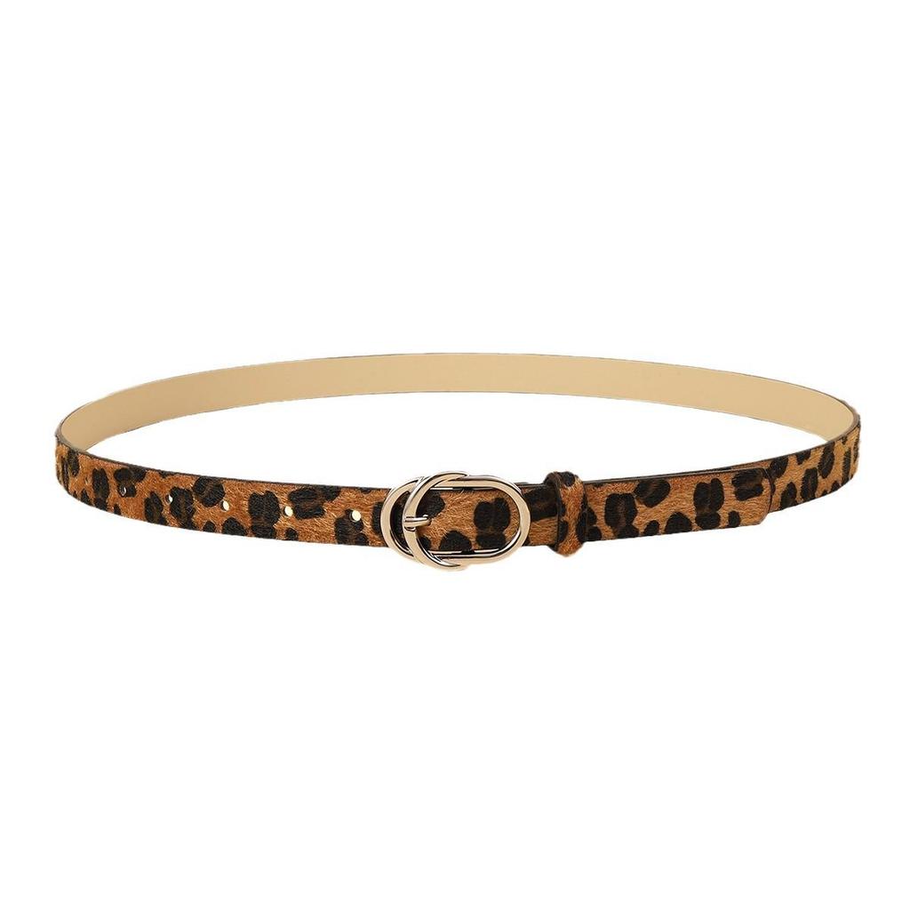 "Retro Leopard Belt for Women - Perfect for Dresses, Suits, and Jeans"