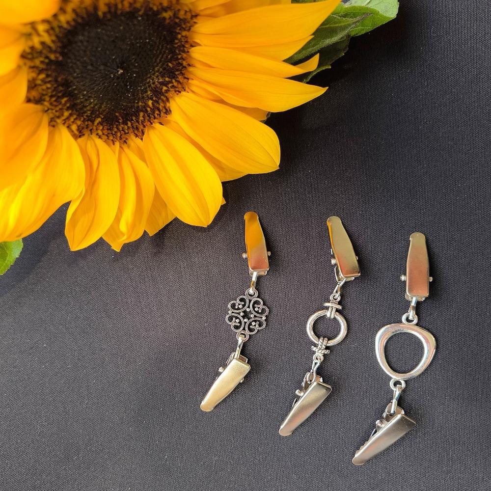 Alloy Collar Clip Anti Slip Sweater Clasp New Cloak Buckle Men