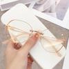 "Diamond-Cut Edge Anti-Blue Light Frameless Reading Glasses for Women - Glitter Powder Style"