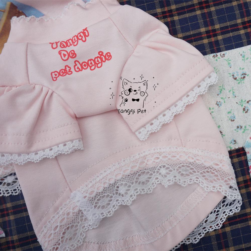 Домашний кот собака игривый принт классическая футболка в японском корейском стиле для маленьких щенков