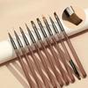 Nail Brush Tools Set, Transparent Coffee Gradient Color Painting Line Drawing Brush,Art Design Painting Tools,Salon Diy Manicure