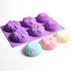 1Pcs Silicone 6 Flower Cake Mold Diy Baking Tool