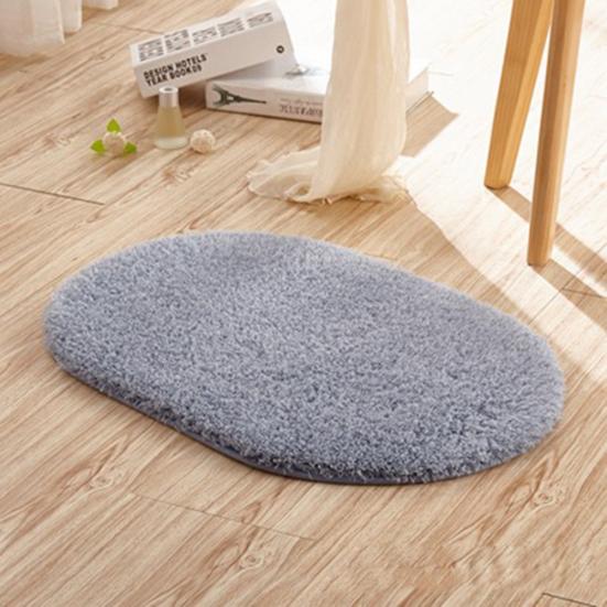 Yousheng Водопоглощающий овальный плюшевый нескользящий напольный коврик для гостиной