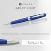 Cross Шариковая ручка Bailey Light, Официально импортированная, На масляной основе, NAT0742-4, Синяя,