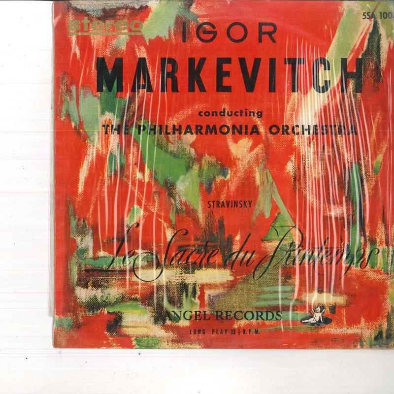 Пластинка 10 дюймов IGOR MARKEVITCHPHILHARMONIA ORCHES Стравинский Весна Священная 5SA1003 ANGEL Япония Классика Б/У