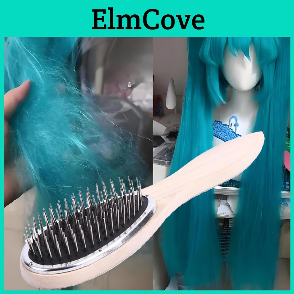For Brush Professional Wig Anti Static Steel Comb For Tangle Hair Extensions Training