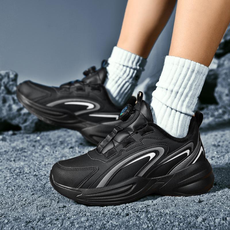 Внешняя торговля осень и зима большой размер тренд новая мужская обувь амортизация наслоенная утолщенная теплая спортивная обувь мужская и женская повседневная ru