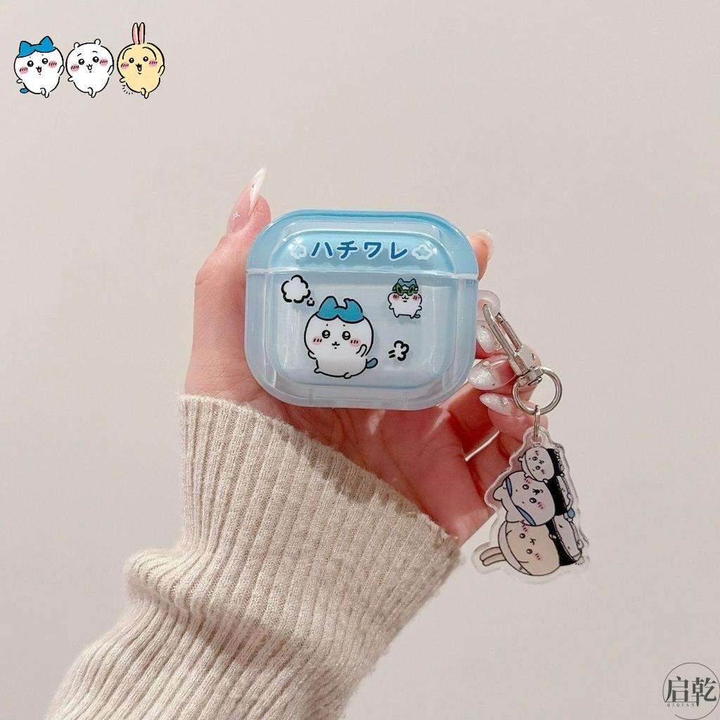 Chiikawa Чехол для защиты наушников AirPods 4-го поколения 2pro2 3-го поколения Bluetooth-кейс Дизайн с персонажем Усаги