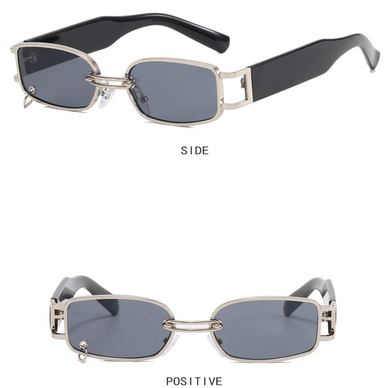 Women's Sunglasses, Sun Protection, Fashionable and Personalized Retro Rectangular Sunglasses, Men's Street Photography, Travel and Driving Glasses