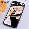 Чехол для телефона Krajews Tengen Uzui Kimetsu no Yaiba для iPhone 14 5 SE 6s 7 8 plus XR XS 11 12 13 pro max Samsung S21 S22 Plus