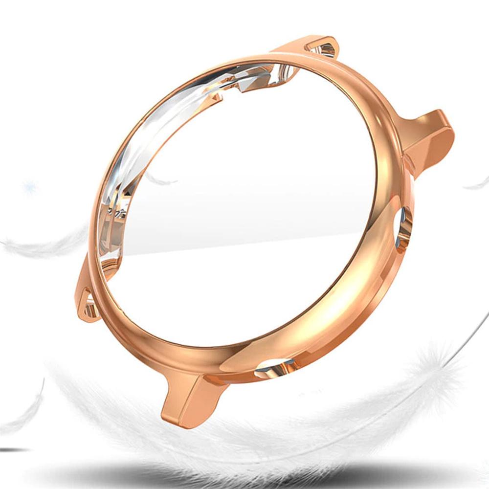 Milanese Bracelet + Case with Screen Protector for Huawei Watch GT 2 42mm, Rose Gold