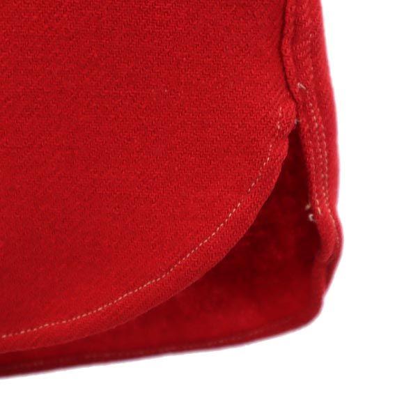 BRENT 40s Vintage Triangle Gusset Long Sleeve Shirt 15.5 Red Women Used