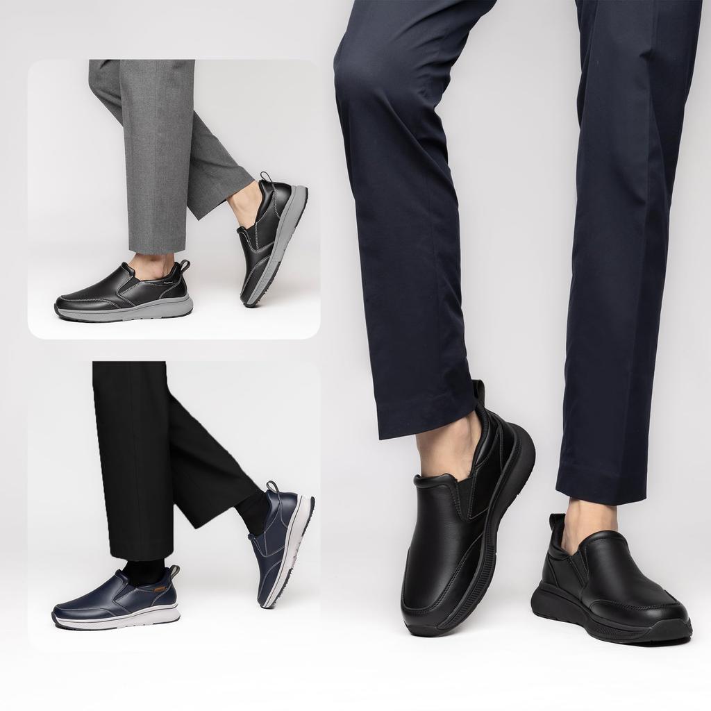 Foxsense Водонепроницаемая Удобная для ходьбы Рекомендовано Физическими Идеально для и Размер Мужские Лоферы, Обувь, Стояния, Терапевтов, Без шнурков,