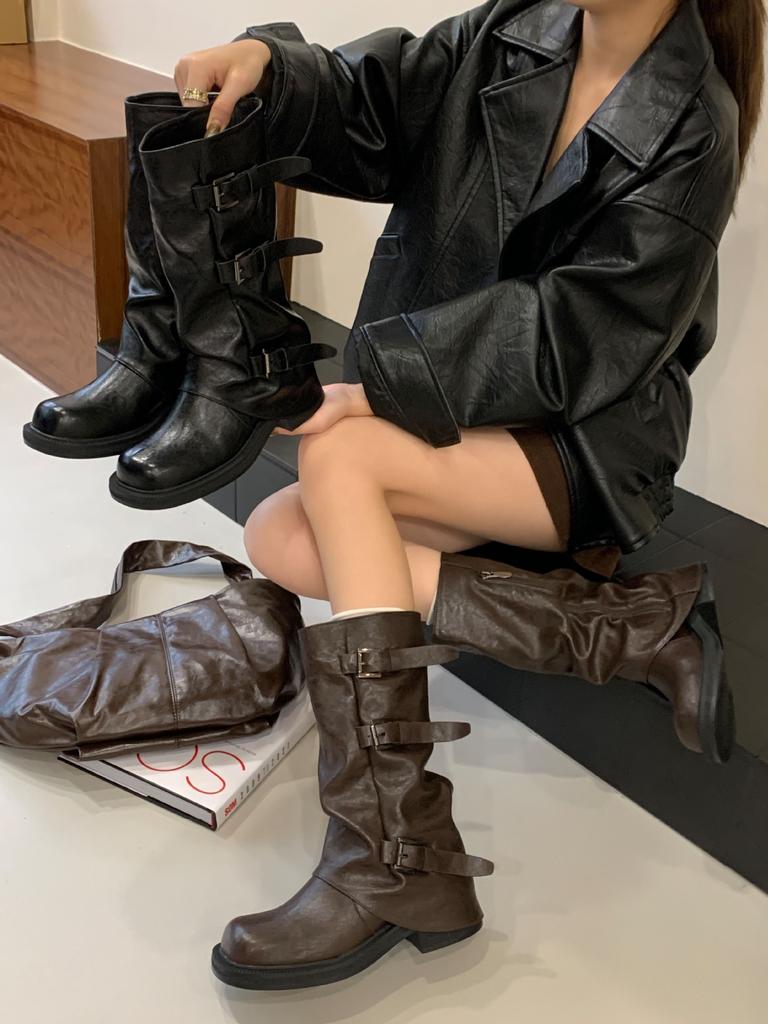 2025 New Round-toed Martin Boots Sizes 35-40