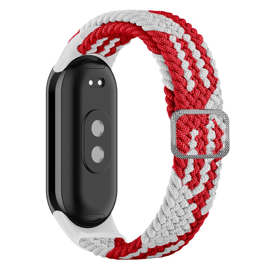 For Xiaomi Smart Band 9 NFC/9/8 NFC/8 Stretchy Nylon Watch Band Adjustable Braided Sport Strap