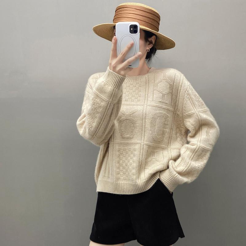 Женский свитер Qinghe 100% чистый кашемир - Ультрамягкий роскошный зимний пуловер