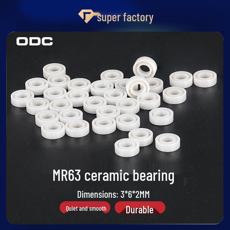 High-Speed Zirconia Ceramic Bearing Idle Toy Gyroscope MR63 3x6x2mm
