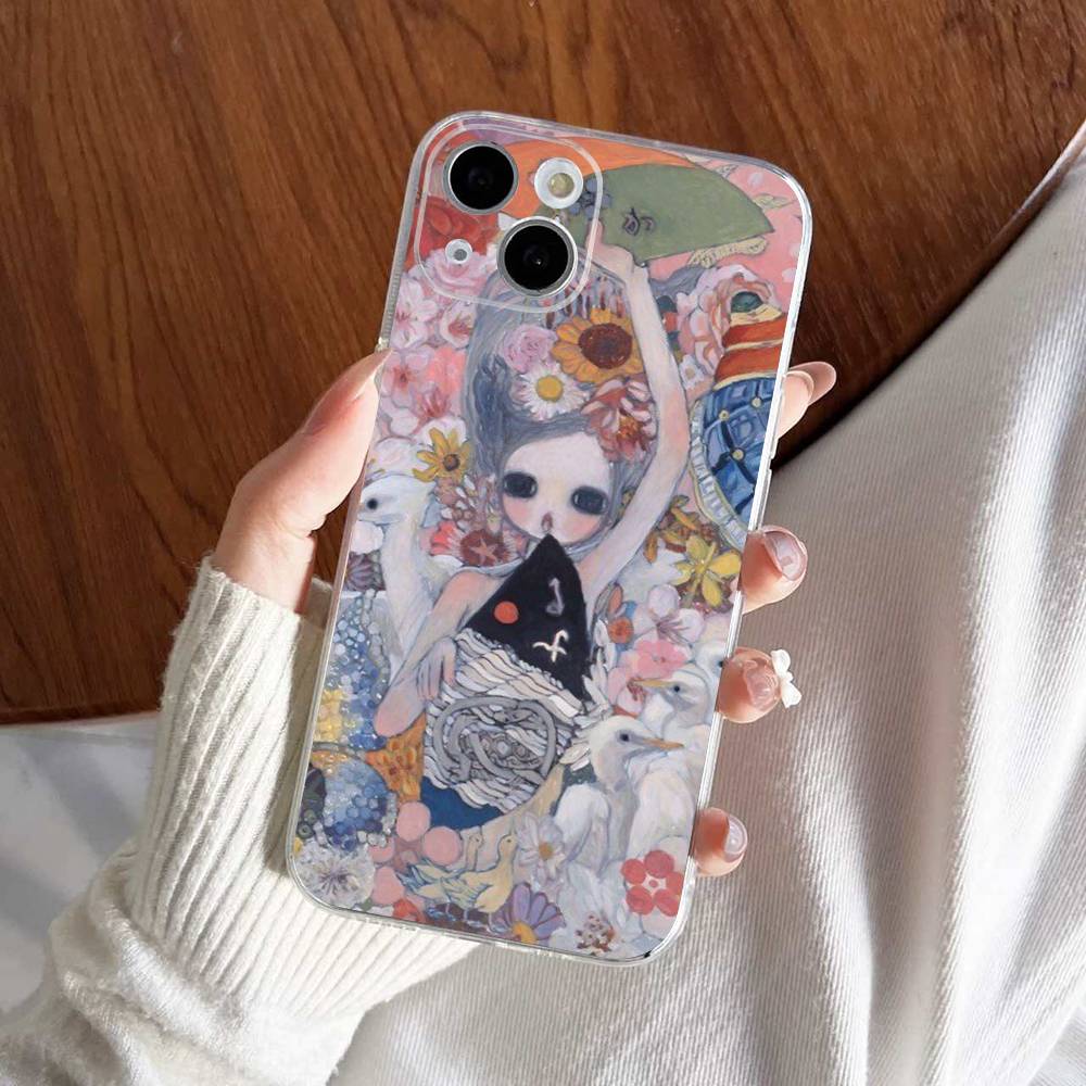 Чехол для телефона с картинами Аи Такано Для iPhone 17 15 14 13 11 12 16 Pro Max Plus Mini Прозрачный Силиконовый Мягкий Funda