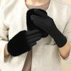 Touchable Screen Winter Gloves Suede Driving Mittens New Touch Screen Gloves  Outdoor Sports