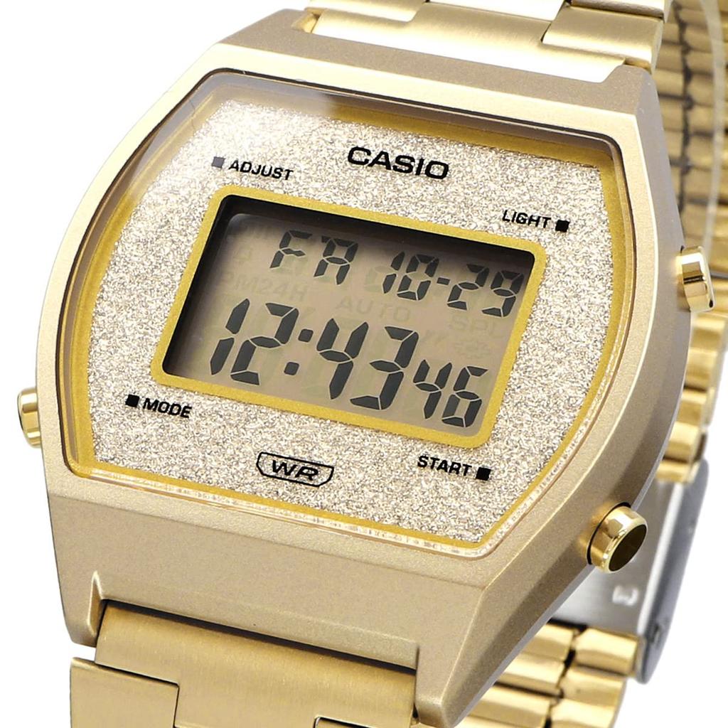 Casio Цифровые часы Vintage Series Unisex Gold Glitter Face Overseas Model [Casio] B640WGG-9 [Товар]