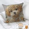 3D Наволочка с животными Имитация вышивки Наволочка Собака Альпака На молнии Наволочка для диванной подушки для дома Фермерский дом Диван Кровать